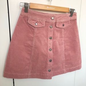 H&M Corduroy mini skirt